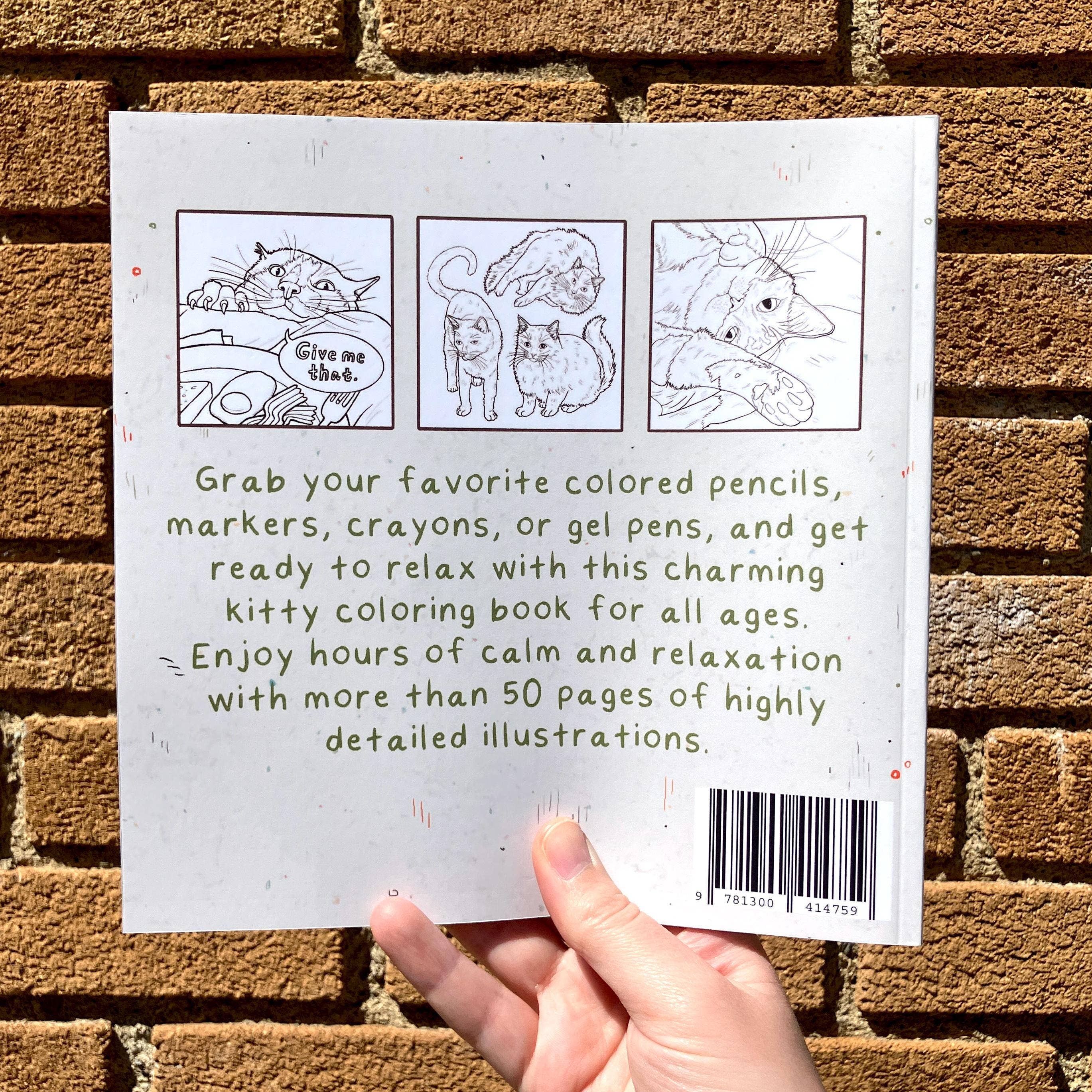 Art Fimbel - Wholesale Coloring & Activity Book - Adult - Cat Coloring Book, Cats With Thoughts And Feelings9