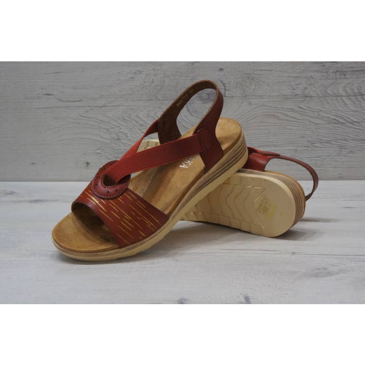 Top Staka – Engroshandel sandal - Dame – A68159 kvinders almindelig simpel cirkulær elastisk rem sandaler6