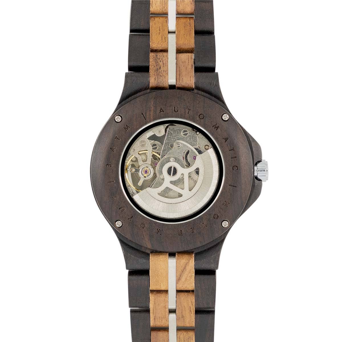 HOT&TOT - Wholesale Wrist Watch - Men's - NOYER MOTUS | Walnut Wood watch for men | Automatic | Silver7