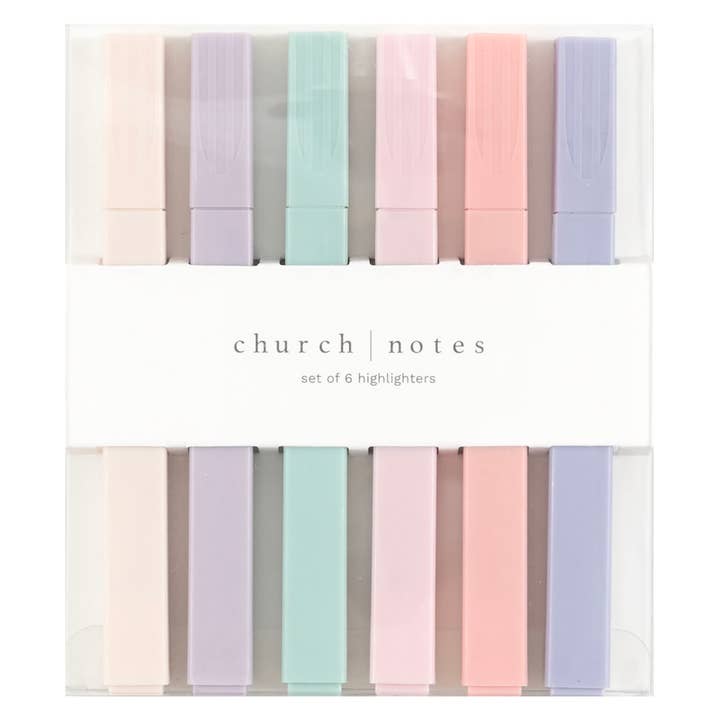 Church Notes Co. - Wholesale Highlighter - Pastel Highlighter Set