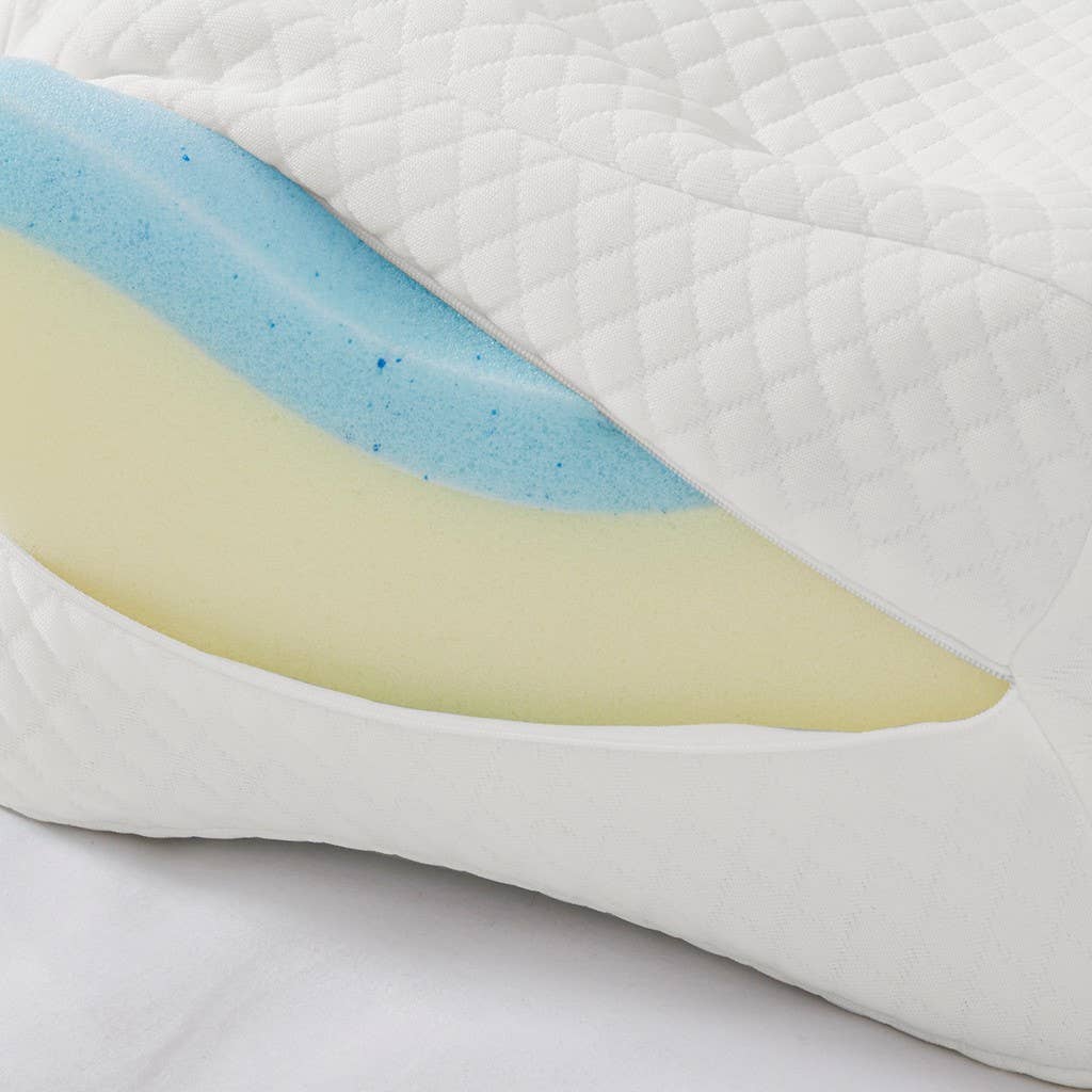 Olliix - Vente Oreillers - Coussin de genouillère en mousse à mémoire de forme - Idéal pour la grossesse/aînée/chirurgie6