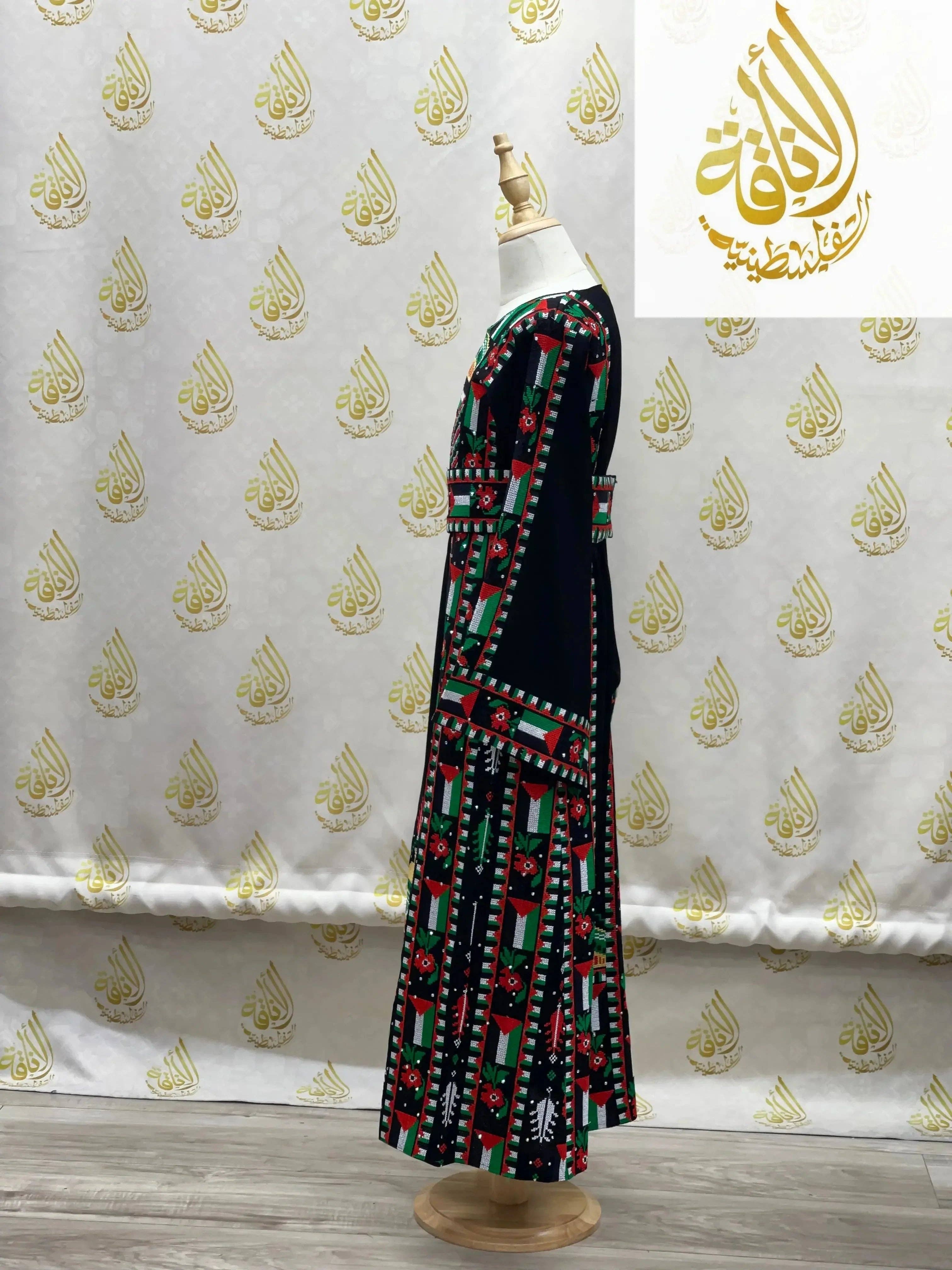 Palestinian Elegance - Wholesale  - Kids Palestinian & Proud Embroidered Thoub - Celebrate Heritage with Style9