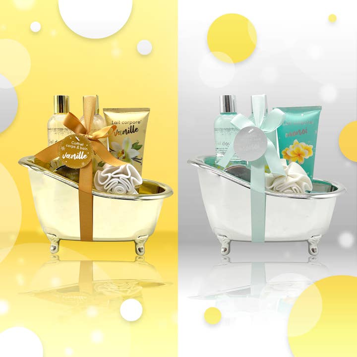 FRENCH TENDANCE - Wholesale Bath & Body Set - Gift Set - Gold Bath - Spicy Vanilla - FRENCH TENDANCE4