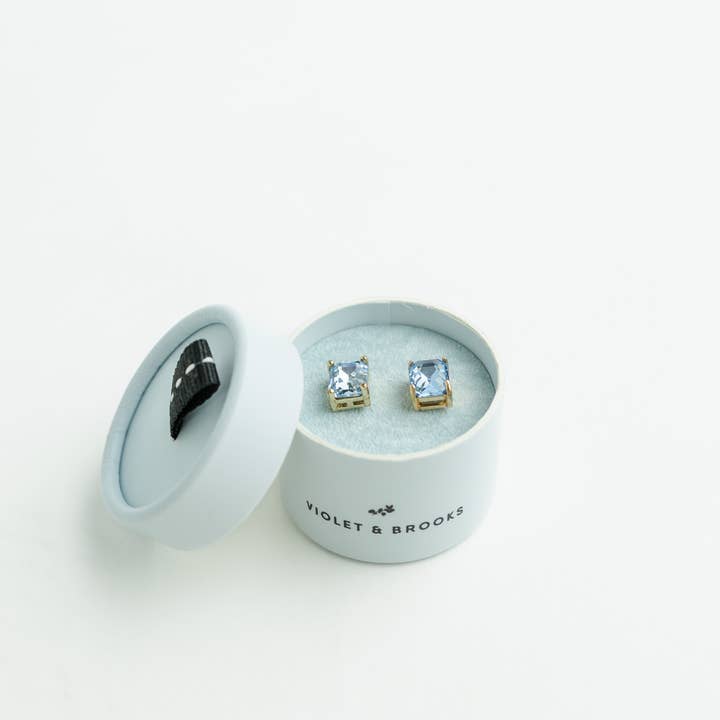 Violet & Brooks - Wholesale Stud/Post Earrings - Crystal Powder Boxed Earring26