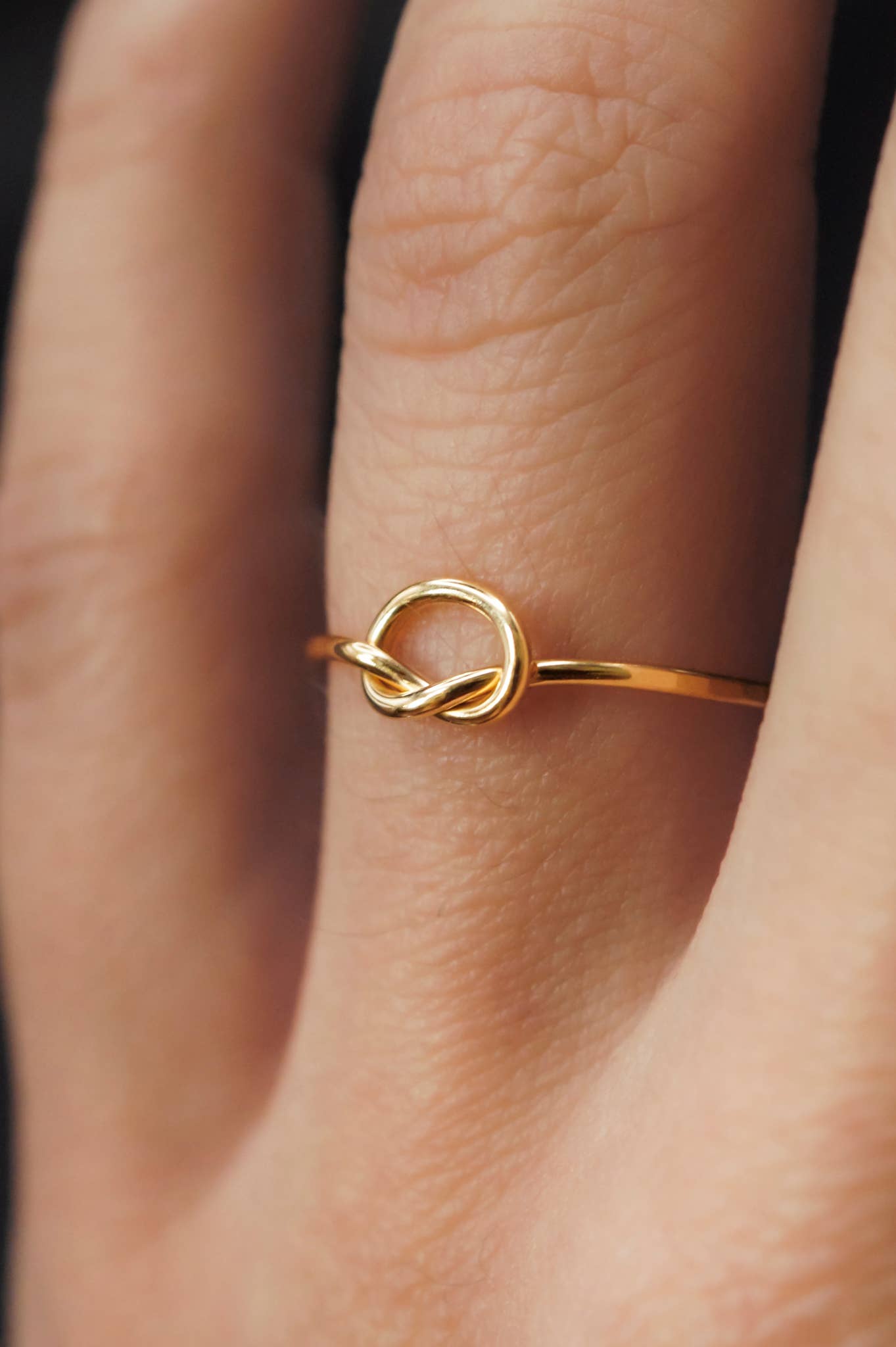Hannah Naomi - Wholesale Band/Stacked Ring - Open Knot Ring, 14K Gold Fill12