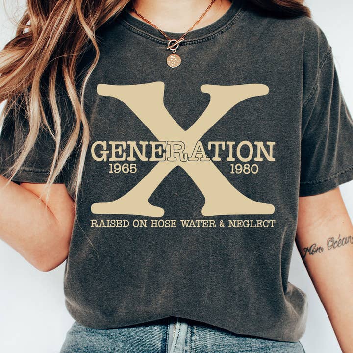 Camiseta Generation X Raised On Comfort Colors para venta al por mayor de Kissed Apparel