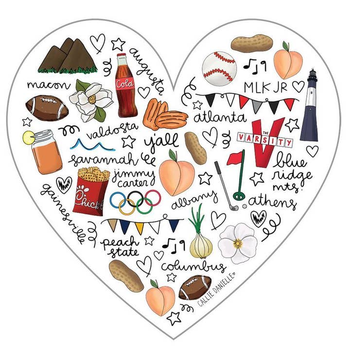 Kærlighed til Georgia Decal Sticker for engroshandel hos Callie Danielle