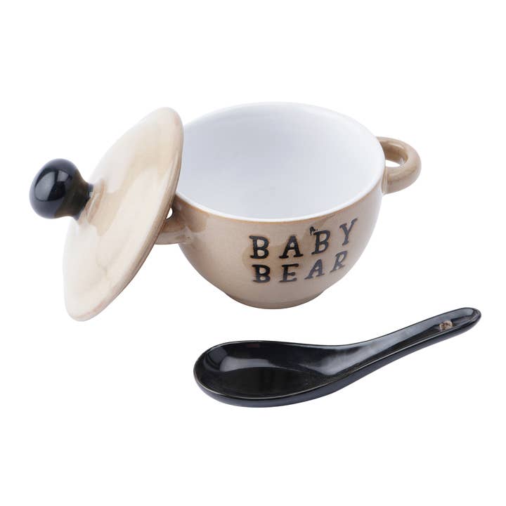 CGB Giftware – wholesale Bowl – Loft 'Baby Bear' Porridge Bowl and Spoon3