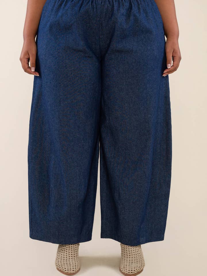 NLT - Wholesale Jeans - Women's - Denim Lantern Pant - Plus Size | High Rise Barrel Jeans7