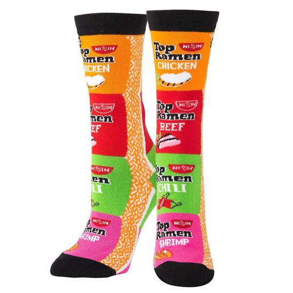 Top Ramen Stacks - Womens Crew Straight for wholesale by Odd Sox