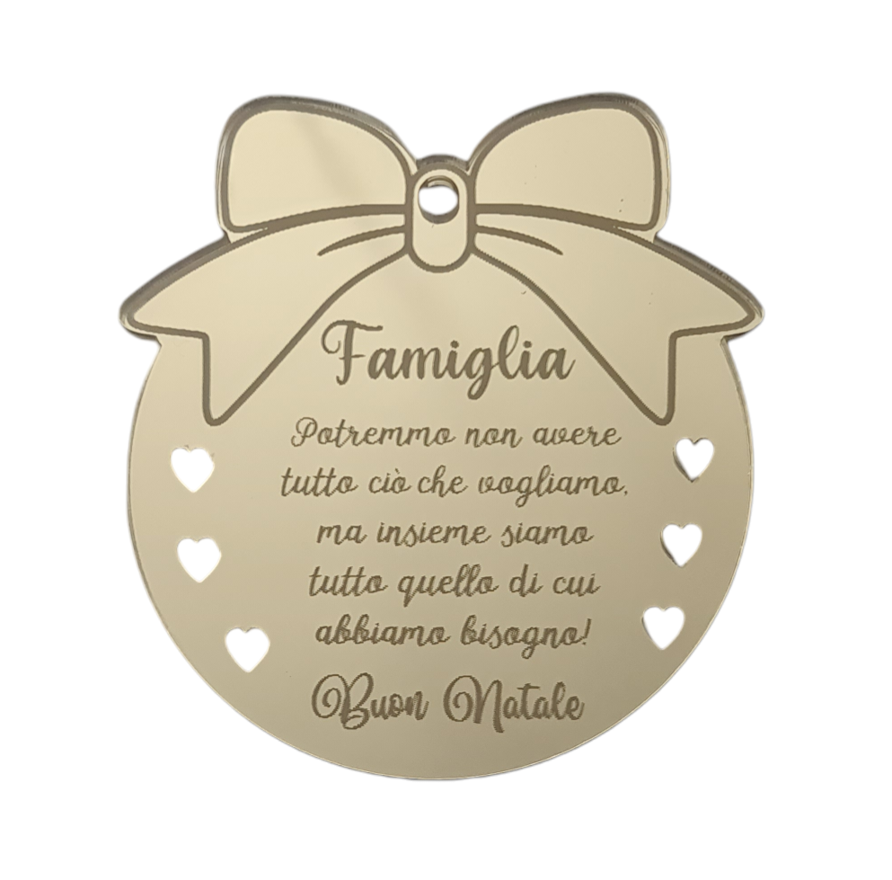 Lunaria Lab - Wholesale Ornament - Family Plexiglass Christmas Ball1