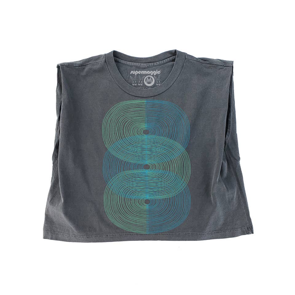 Double S Curve Maisie Heavyweight Muscle Tee for wholesale by Supermaggie @ Faire