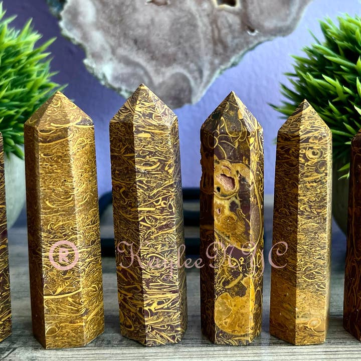 Wholesale Lot 1 Lb Natural Calligraphy stone Obelisk Tower for wholesale by KayleeNYC