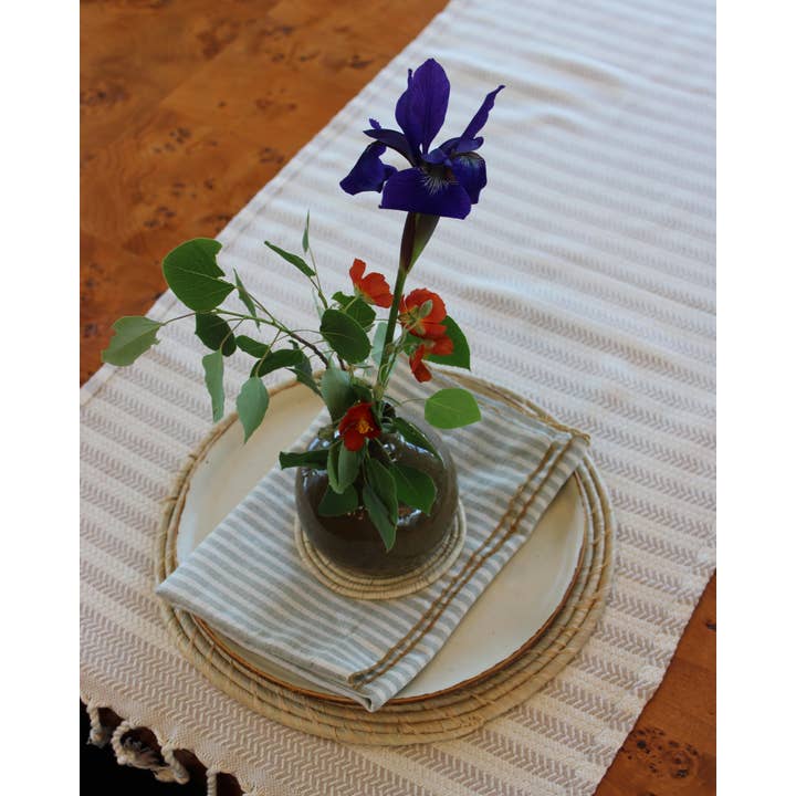 Shebobo – Großhandel Platzdeckchen – Dabu runde Spiralscheiben-Untersetzer und Platzsets aus Raffia-Stroh3