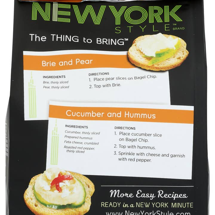 Everyday Supply Co - Wholesale Crackers - NEW YORK STYLE BAGEL CRISP SESAME - Case of 61