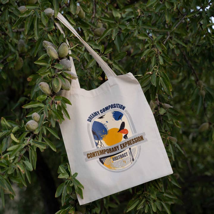 Drømmende Komposition Abstrakt Lærredstaske for engroshandel hos GoboxPrintCo
