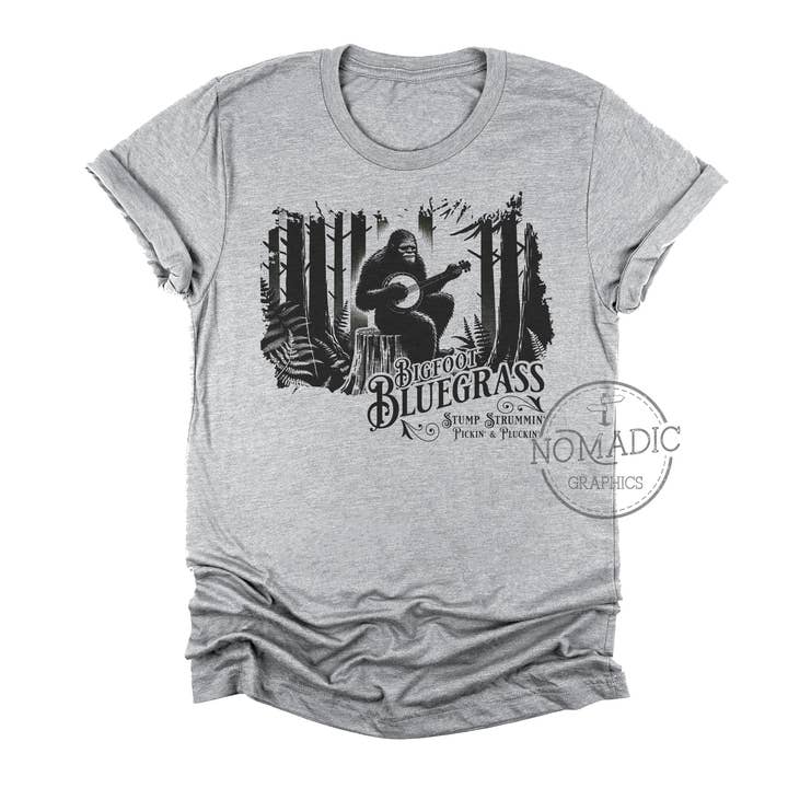 Bigfoot Bluegrass for wholesale by Nomadic Graphics