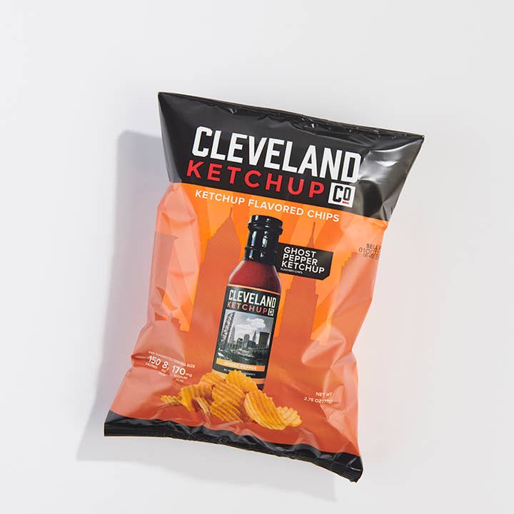 Cleveland Ketchup Co. - Vente Chips - Chips au Ketchup et Piment Fantôme1