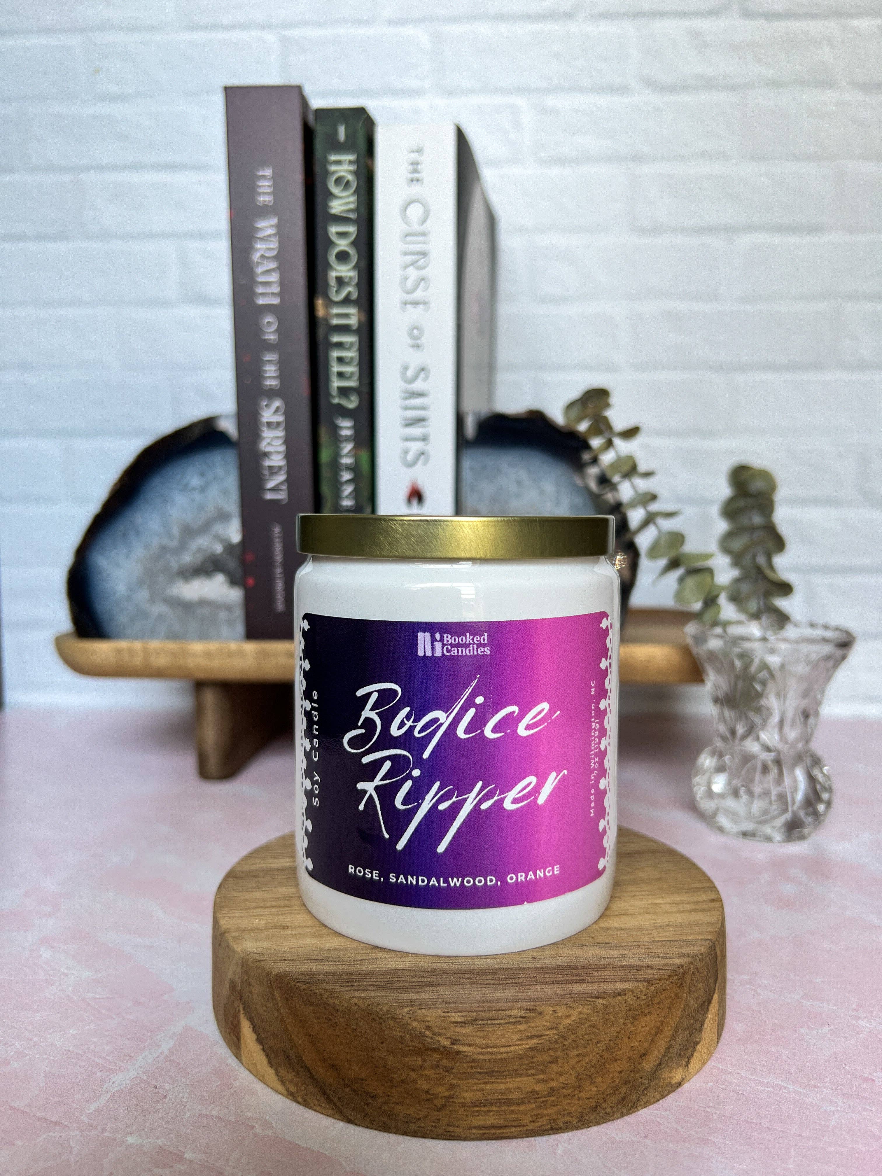 Booked Candles - Wholesale Jar/Filled Candle - Bodice Ripper