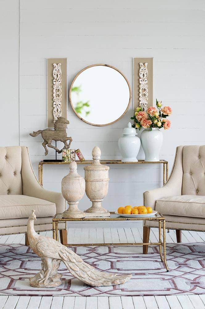 A&B Home Group Inc. – wholesale Dekorativt bordsobjekt – Dekorativt avslut i Chester-stil 8x8x22" - Stor7