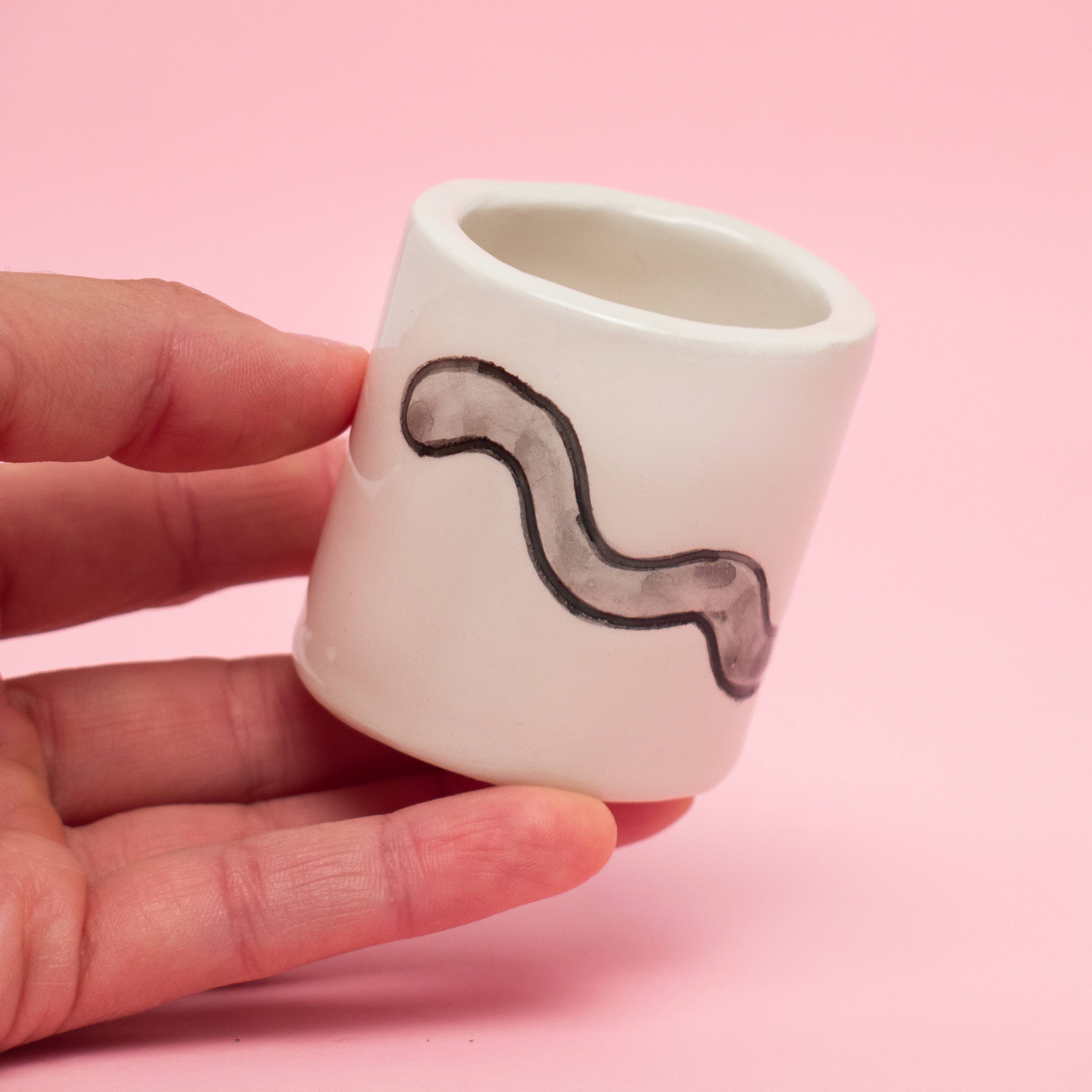 Paulina Marra Ceramics - Venta al por mayor Macetas - Conjunto Gonzalo Trio: Macetas de Gato Artesanales en 3 tamaños9