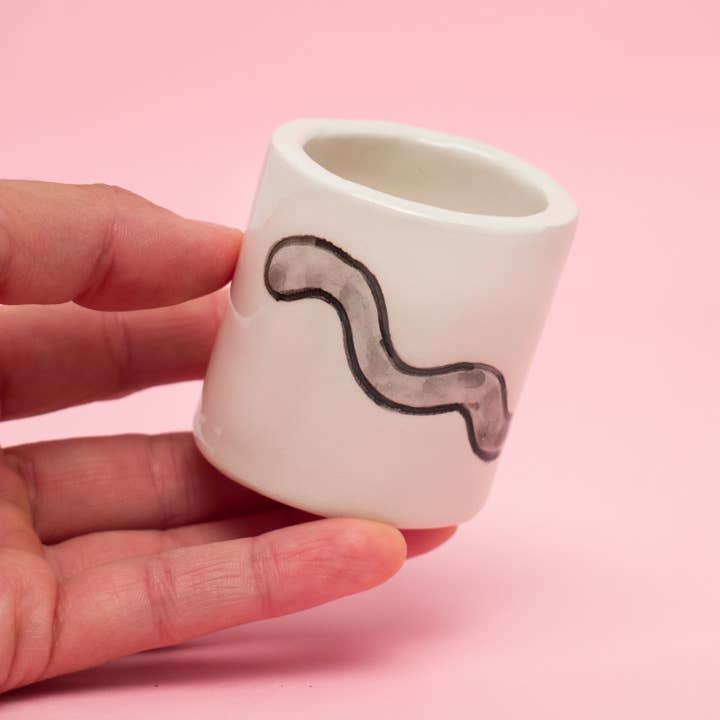 Paulina Marra Ceramics - Venta al por mayor Macetas - Conjunto Gonzalo Trio: Macetas de Gato Artesanales en 3 tamaños9