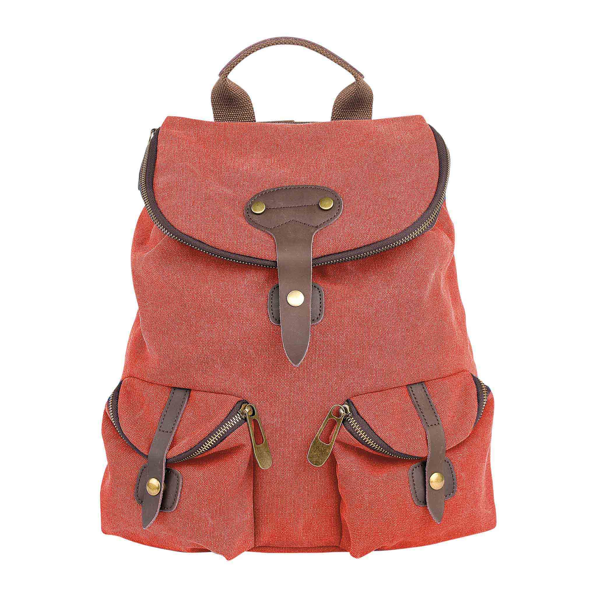 ZEDE PARIS - Wholesale Backpack - Women's - SAINT-PAUL - Canvas and leather backpack96