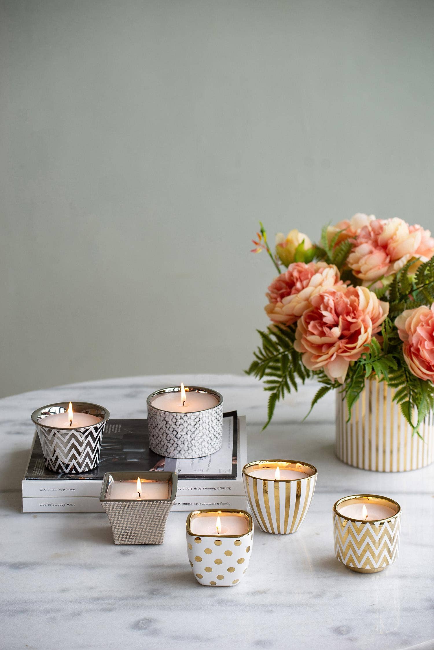 A&B Home Group Inc. - Wholesale Jar/Filled Candle - S/3 Bling Candles5