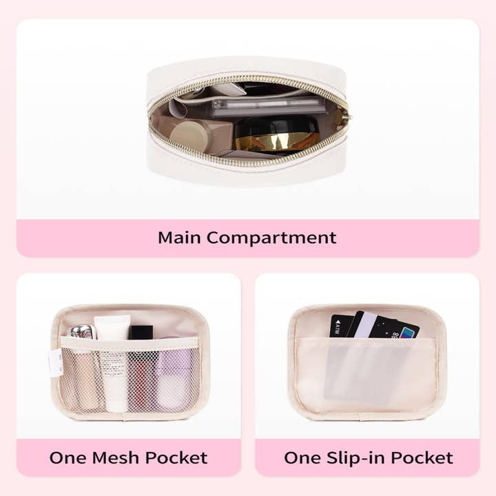 wandf – Großhandel Schmink-/Kosmetiktasche – Personalisierte Monogramm-Tasche Mini Initialen Schminktasche50