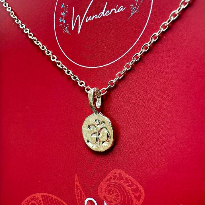 Wunderia - Wholesale Pendant/Charm Necklace - Om Mantra Yoga Fashion Jewelry Necklace2