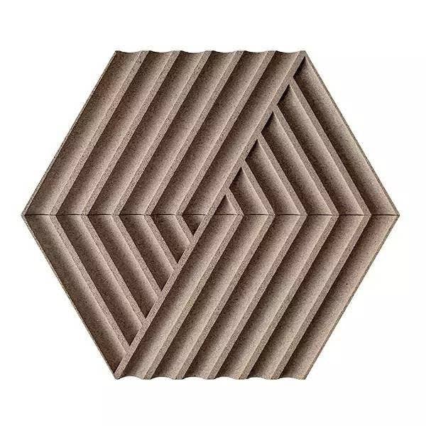 Dekostyl - Wholesale Wall Sign - 3D wall panels made of cork acoustic tiles WEAVE12