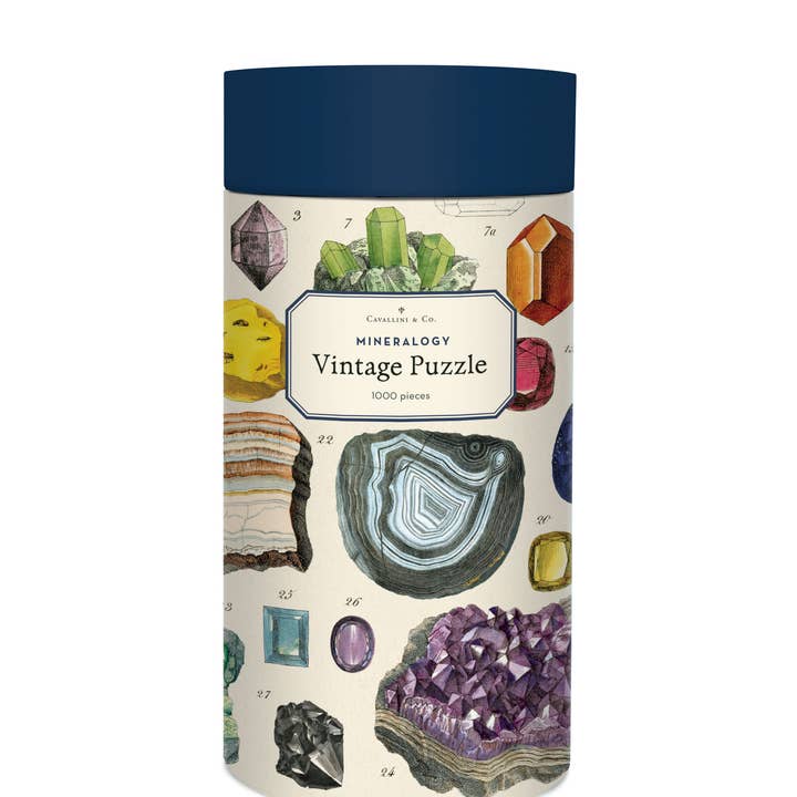Cavallini - 1000 Pc Puzzle Mineralogy for wholesale by Bobangles