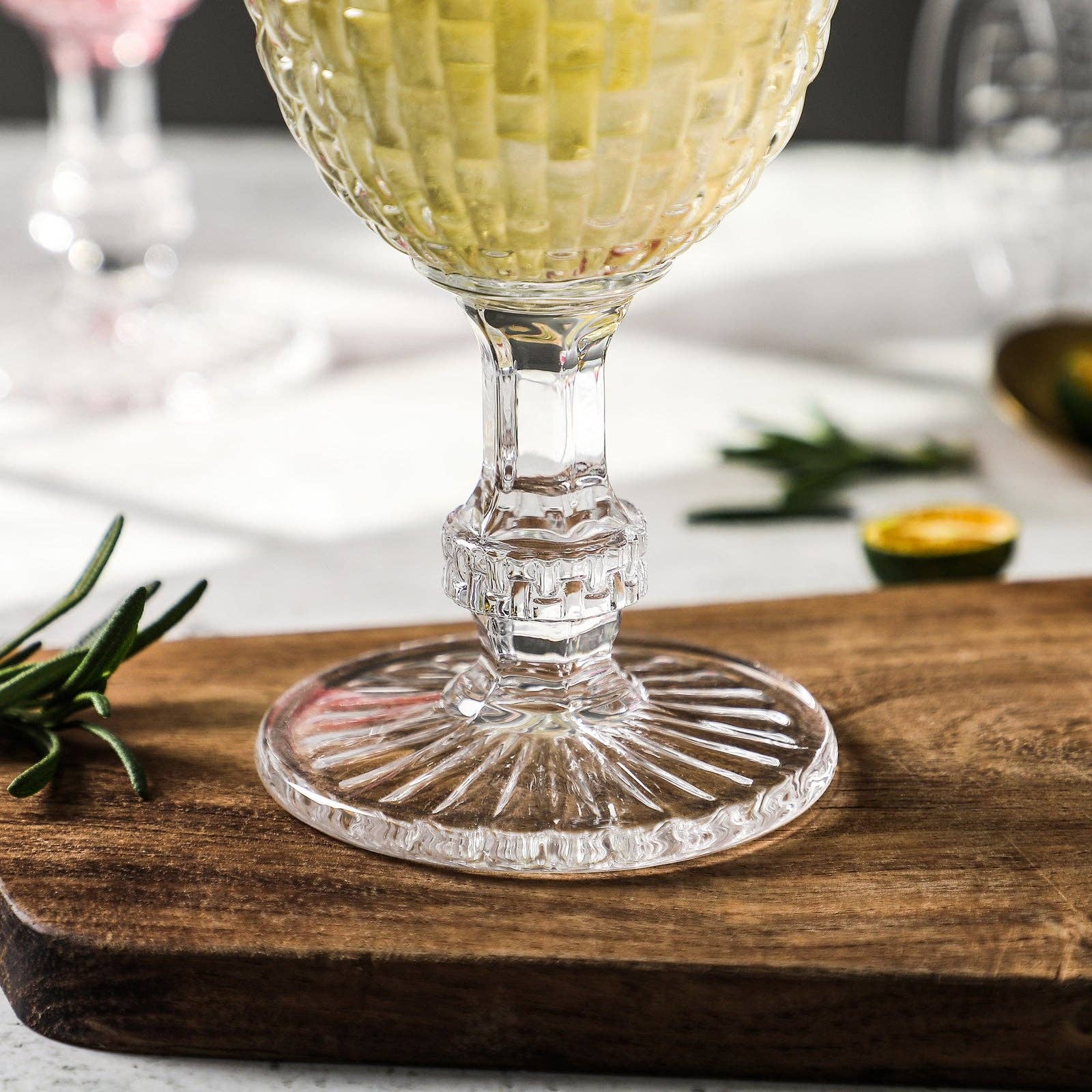 Everest Global - Wholesale Wine Glass - Weave Collection Goblet Glass set of 67