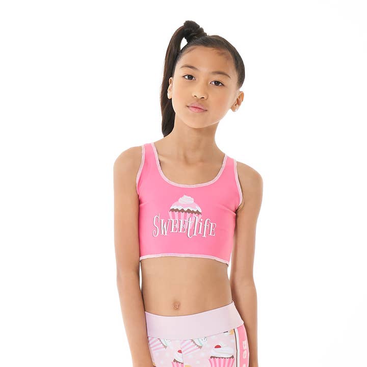 Cupcake Crop Top por atacado de Sugar Lulu