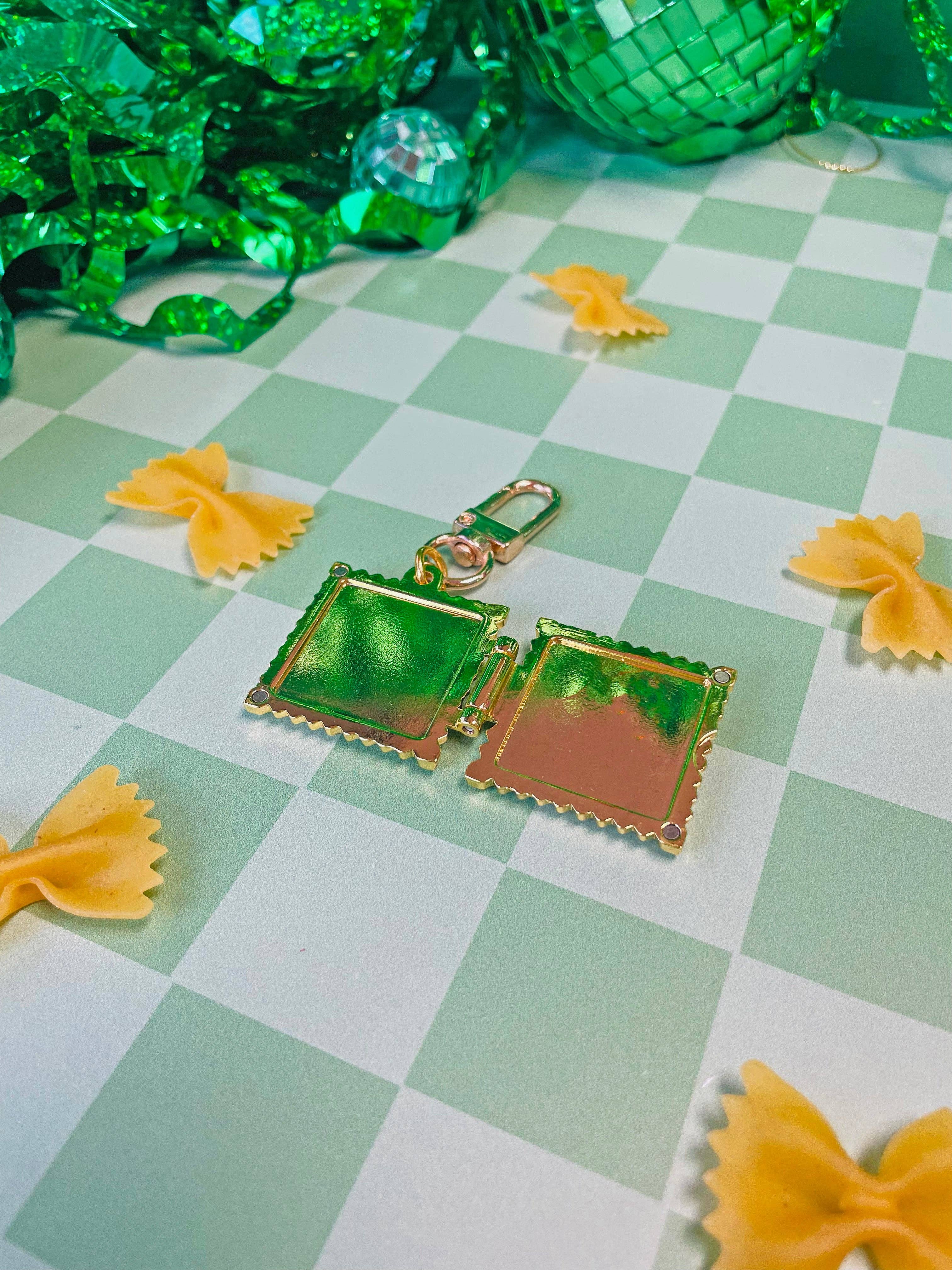 A Shop of Things - Wholesale Keychain - Women's - Ravioli Locket Keychain3