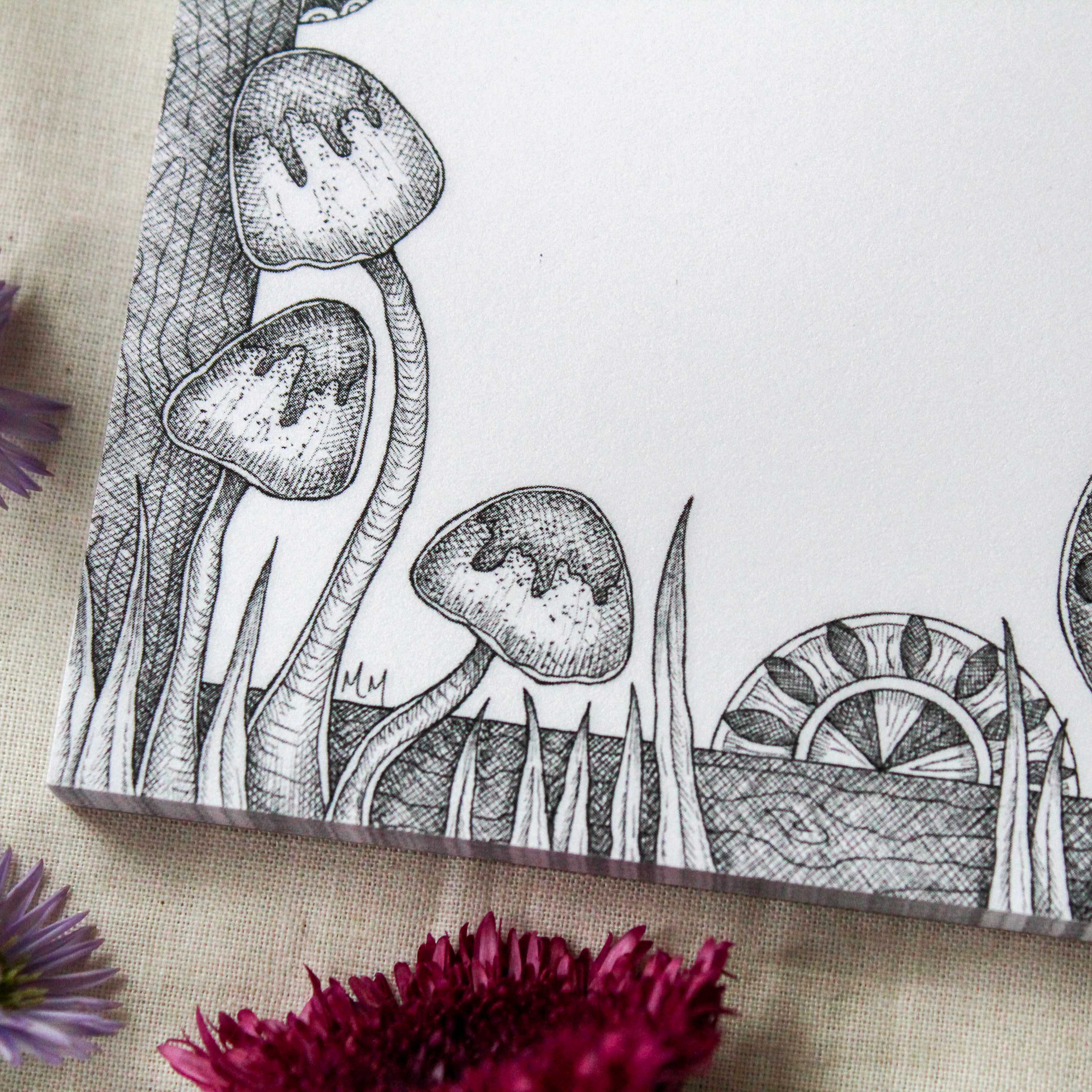 Mackenzie Myrick Studio - Wholesale Notepad - Mushrooms | Mini Notepad2