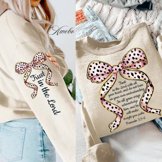 Trust in the Lord Sweatshirt mit Rundhalsausschnitt für den Großhandel von My Carolina Moon