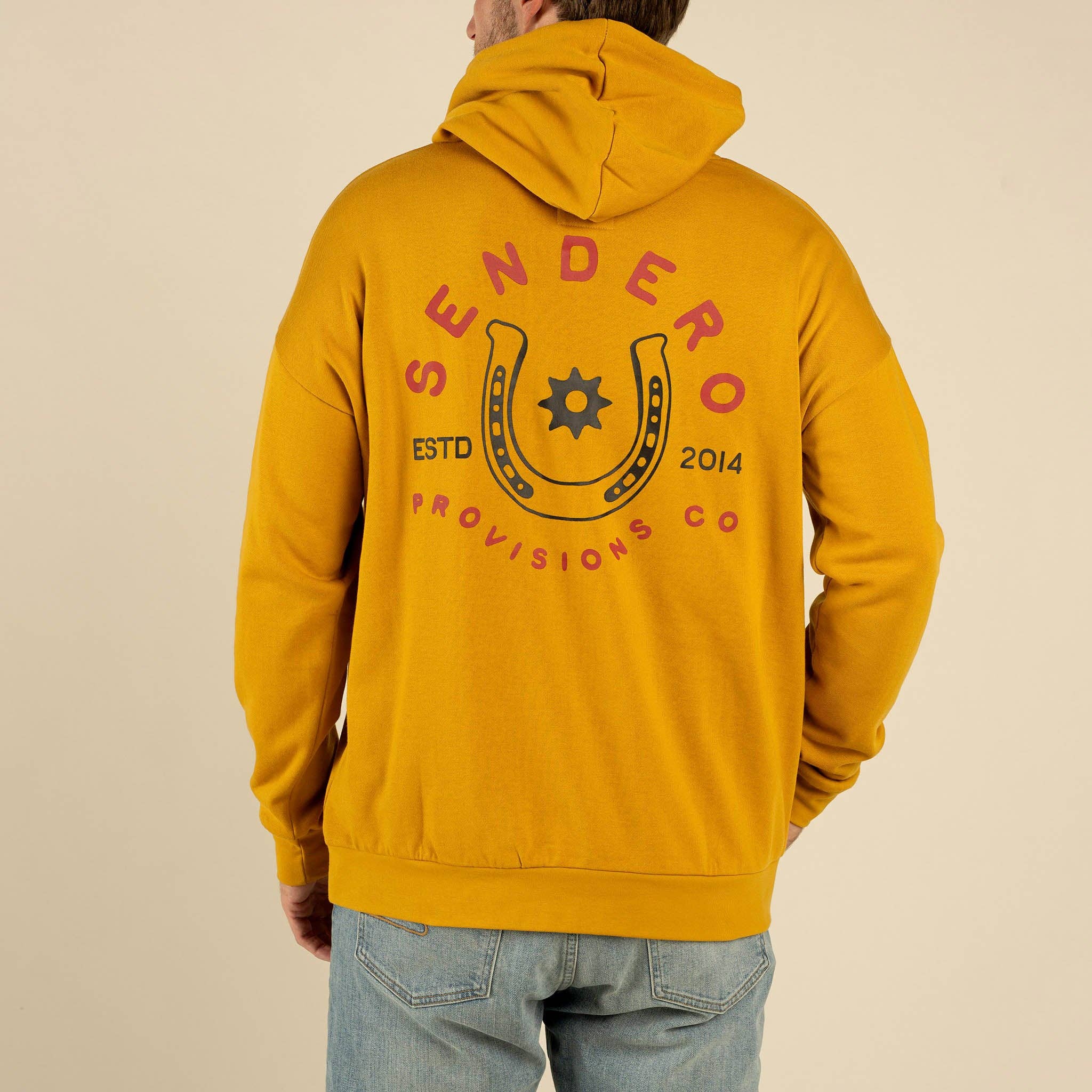 Goldenrod Camisola com Capuz Sem Sorte para venda a revendedores na Faire4