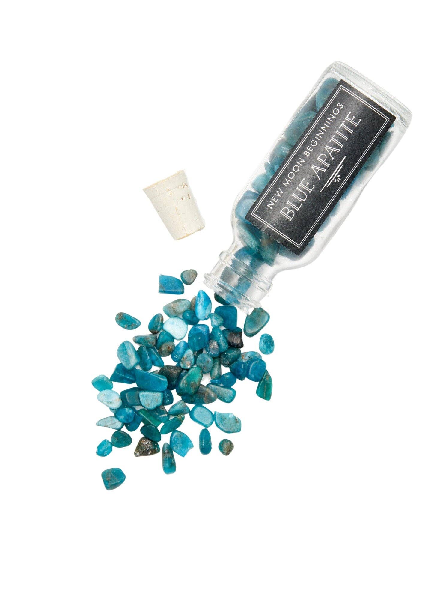 New Moon Beginnings - Wholesale Spiritual Stone/Crystal - Natural Gemstone Chips in a Bottle -70 stone types available19