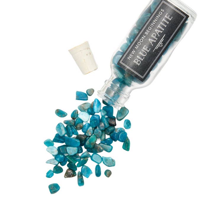 New Moon Beginnings - Wholesale Spiritual Stone/Crystal - Natural Gemstone Chips in a Bottle -70 stone types available19