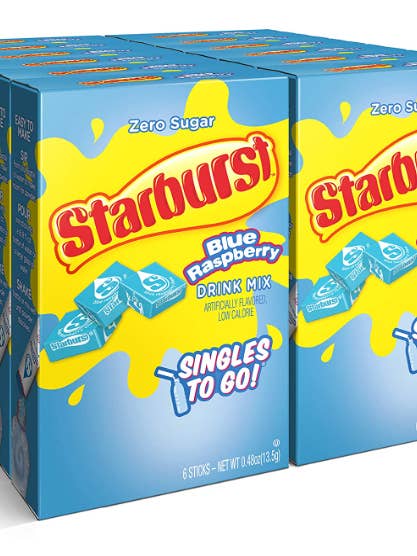 US - Getränkemischung - Einzelportionen - Starburst - Blaue Himbeere für den Großhandel von iSweet.ca