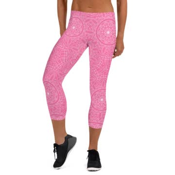 Leggings Capri Femininas Veda por atacado de SuniaYoga