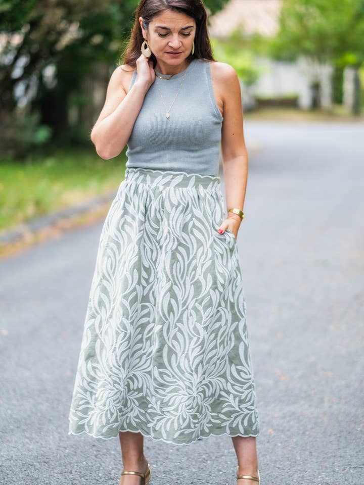 Louise Skirt Pattern for wholesale by Clématisse Pattern