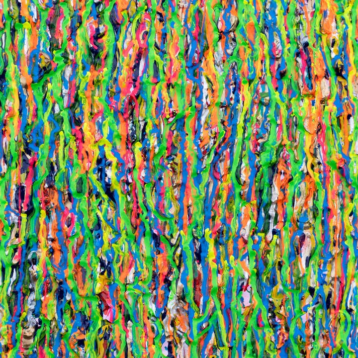 State of Flow – 3D Sculptural Abstract Painting | 17 1/2 x 21 1/2 Inches for wholesale by Brianne Valentino LLC