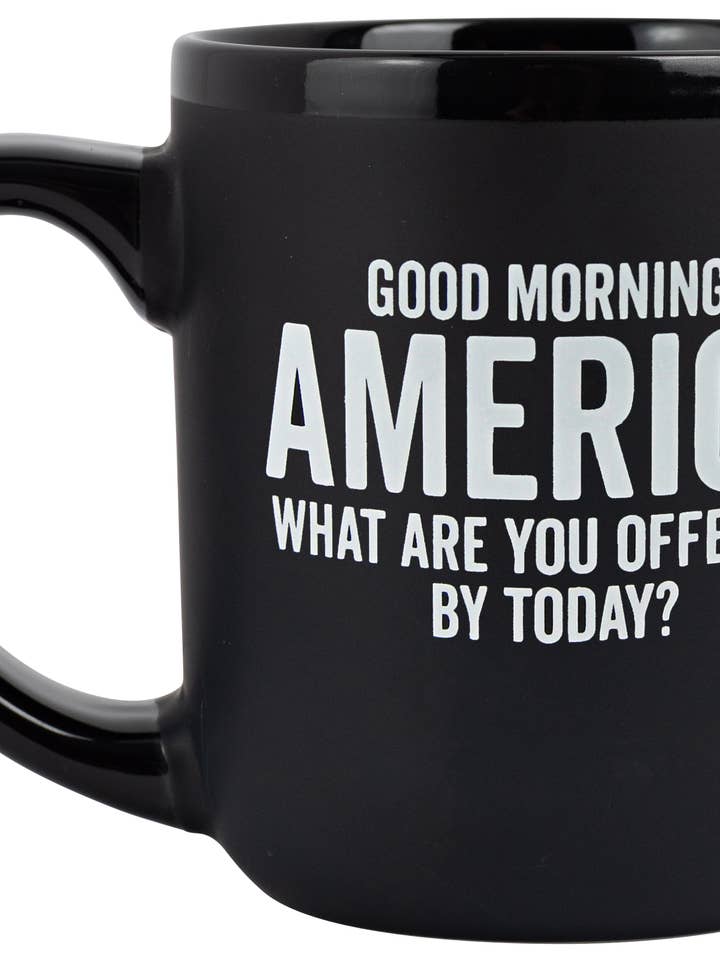 Good Morning America Coffee Mug for wholesale by SNARK CITY