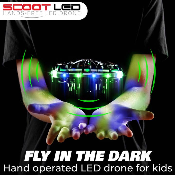 USA Toyz - Wholesale Toy Set - Kids - Scoot LED Hand Operated Drones