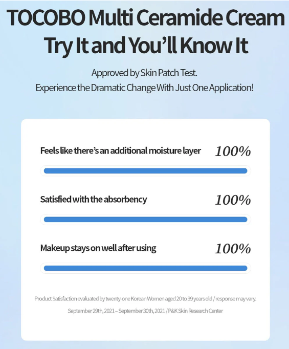 Best Beauty Group - Wholesale Facial Moisturizer - TOCOBO Multi Ceramide Cream Vegan 50ml6