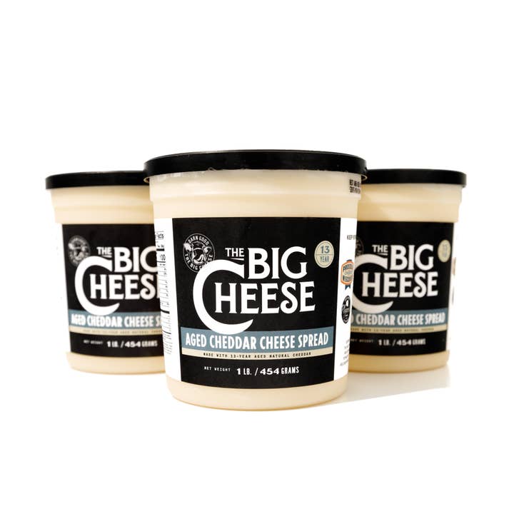 The Big Cheese Co. - Wholesale Cheese - 13-Year Aged White Cheddar Cheese Spread- 16oz2