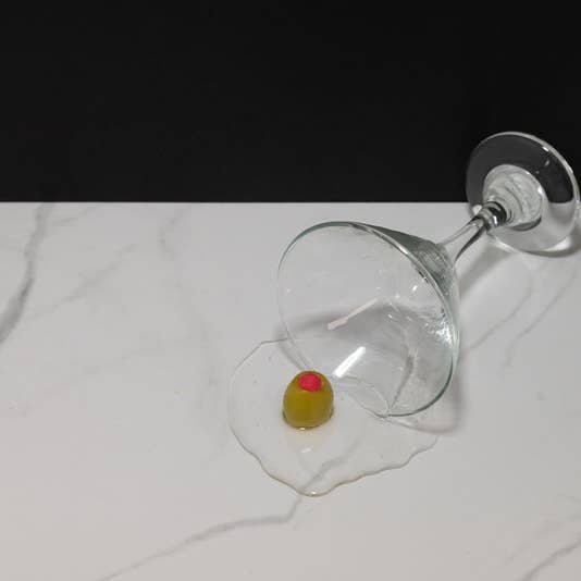 Just Dough It! Fake Foods - Vendita all'ingrosso Decorazioni da tavolo - Martini rovesciato finto1