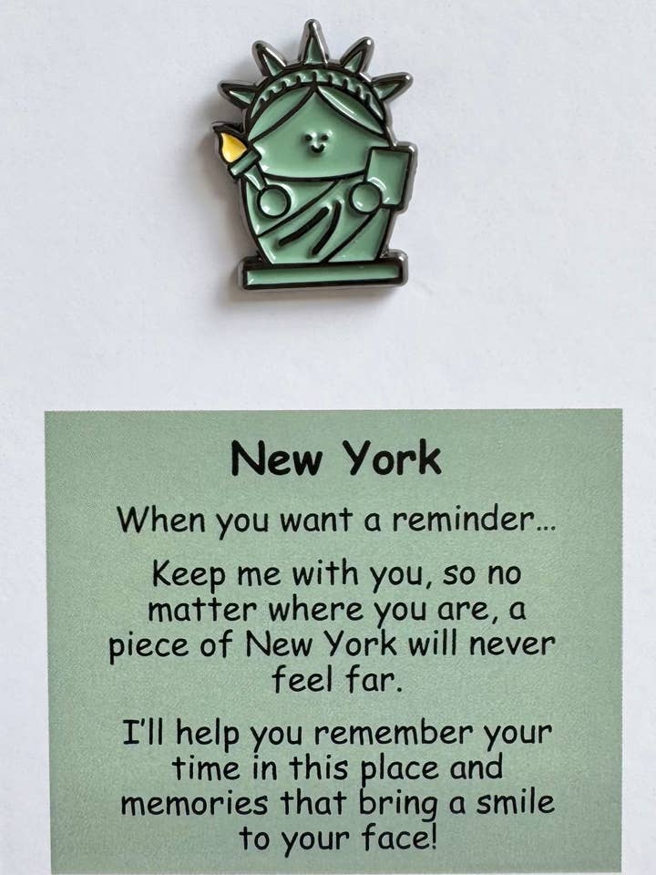 New York Pin for wholesale by Little Joys